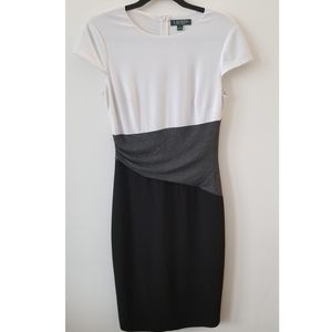 Ralph Lauren Colorblock Midi Dress